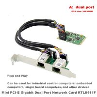 【DT】M2 to RJ45 Network Card 1000Mbps M.2 b key M key to PCIe Ethernet Card LAN Controller Card for RTL8111F+ASM1182 Chip  hot