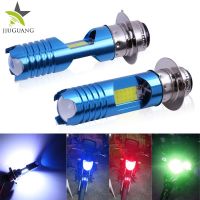 JIUGUANG Motor led H4 BA20D P15D Hi/Low Beam Motorcycle Headlight All-In-One Lamp COB Bulb Headlamp 8W white RGB Access DC12v