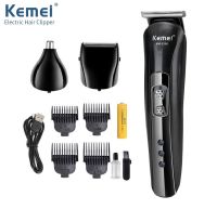 DDFHLPJ-Kemei Hair Clipper For Men Cordless Clippers Haircut Hair Shaver Kit Rechargeable Head Shaver For Kids And Adult Beard Trimmer