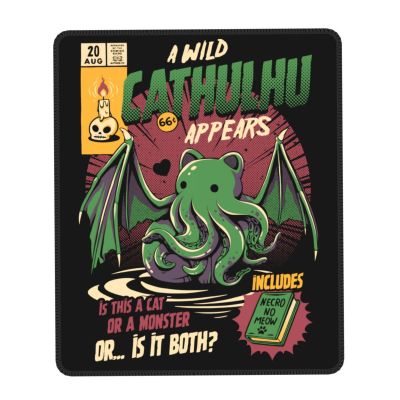A Wild Cthulhu Computer Mouse Pad Soft Mousepad Anti-Slip Rubber Cat Or Monster Kaiju Lovecraft Movie Mouse Mat Pads for Gaming