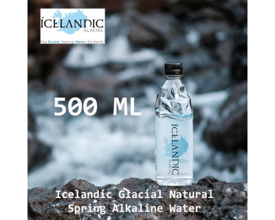 Icelandic Glacial น้ำแร่ธรรมชาติไอซ์แลนดิก เกลเซียล Natural Spring Alkaline Mineral Water (500ml)