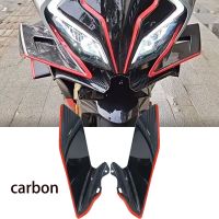 For CF450SR Carbon Motorcycle Parts Front Side Downforce Naked Spoilers Fixed Winglet Fairing Wings For 450SR 450 SR