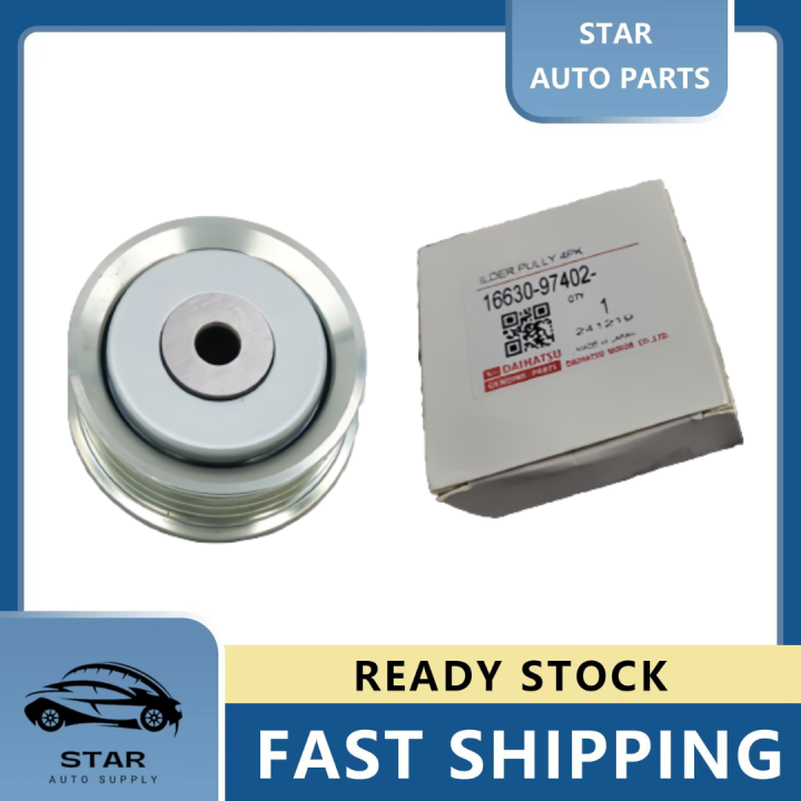 PERODUA MYVI , KEMBARA DVVT AIR COND TENSIONER PULLEY 4PK SIZE 16630