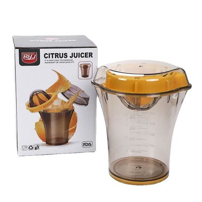 （HOT NEW）เครื่องคั้นน้ำผลไม้แบบพกพาสีส้ม Queezer PressingSimple Fruit Juice Cup Fruit JuiceTools