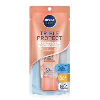 NIVEA นีเวีย กันแดดเนื้อเซรั่ม สูตรบางเบา ซันทริปเปิ้ล แอคเน่ SPF50 พีเอ+++  40 มล.