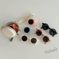 【hot sale】﹍ D03 Foldable Kids Sunglasses Girls Boy Children Sun Glasses Round Street Beat Eyeglasses Cute Baby Shades Eyewears