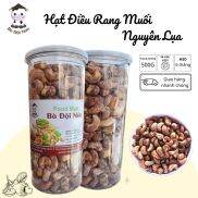 Hạt điều rang muối nguyên lụa 500G khoảng 450-500 hạt 1KG Hạt Nhỏ