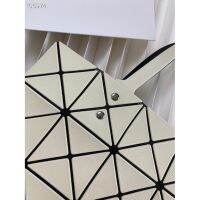 PROMO ISSEY three-house lifetime face stone skew series 6 x6 handbag backpack shoulder backpack shopping bag 34 cm
