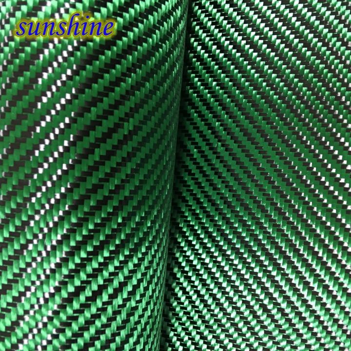 green-carbon-aramid-fiber-hybrid-fabric-cloth-3k-carbon-fiber-green-aramid-fiber-190gsm-0-2mm-thickness