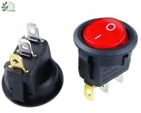 Promotion!10pcs Red Light ON-OFF SPST Round Rocker Switch 220v 12v Ceiling Lights