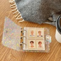 Cute Bling Star 1/2/3 inch Kpop Photocards Collect Book 3 Rings Binder Cards Organizer Book Stationery New Arrival Photo Album  Photo Albums