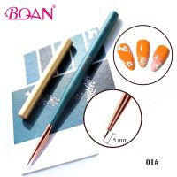 BQAN 1ชิ้นยาทาเล็บพู่กันเจลสีทาเล็บแปรงดินสอเขียนปากกา5Mm/7Mm/11Mm ศิลปะตกแต่งเล็บแปรงกลีบดอกไม้ #4 ZJS3816ผมรูปไข่ชุดทำเล็บ A