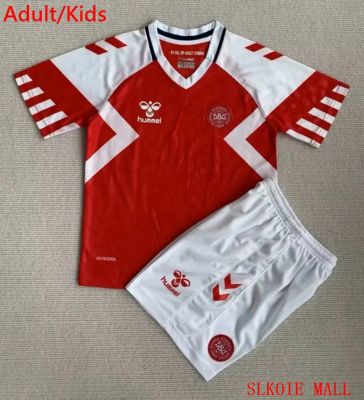 เสื้อเชิ้ตเสื้อแข่งฟุตบอล Jersey Bola Home ไทยคุณภาพ23/24จากเดนมาร์กชุดกางเกงขาสั้นสำหรับผู้ใหญ่และเด็ก