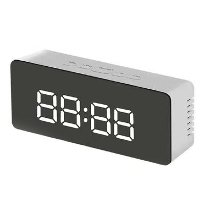 【Worth-Buy】 นาฬิกาตั้งโต๊ะเลื่อนดิจิตอลนาฬิกาปลุกกระจก Led ไฟปลุกนาฬิกางานแสดงเกี่ยวกับการตกแต่งบ้านอุณหภูมิสูง