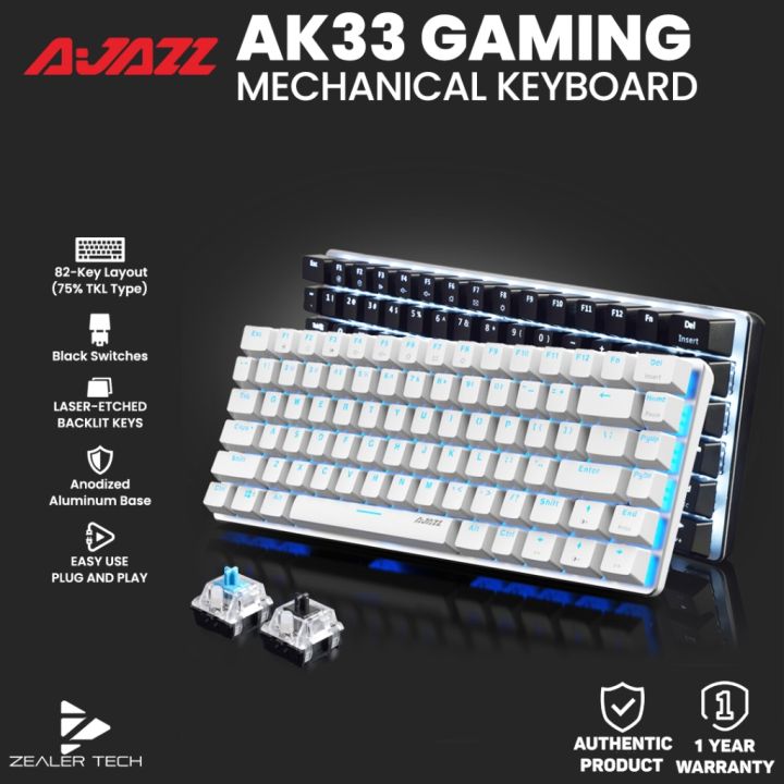 AJAZZ AK33 Gaming Mechanical Keyboard Bluetooth Connection