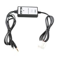 Car AUX Adapter 3.5mm AUX Interface CD Changer with for IPHONG Charging for Honda Accord Pilot S2000 Civic CRV