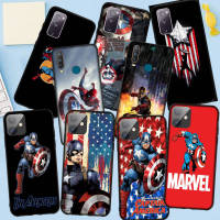 อ่อนนุ่ม เคสโทรศัพท์ ซิลิโคน L180 IB18 Captain America Shield Marvel Superhero หรับ OPPO A17 A15 A16 A3S A5 A9 A7 A5S A37 Neo 9 A83 A1 A92 A72 A52 F5 F7 F9 A7X A54 A12 A15S A56 A55 F11 Pro A16S A94 4G A95 A39 A57 A53S A17K Phone Casing