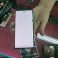 จอ LCD สำหรับ Samsung Galaxy รอยตำหนิแบบจุดและเส้นของแท้10 SM-N970F หน้าจอดิจิตอลสัมผัสหน้าจอ LCD N970U SM-สำหรับอะไหล่ Note10หน้าจอ LCD