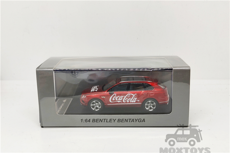 1:64 Bentley Bentayga Cola Red Model Car 