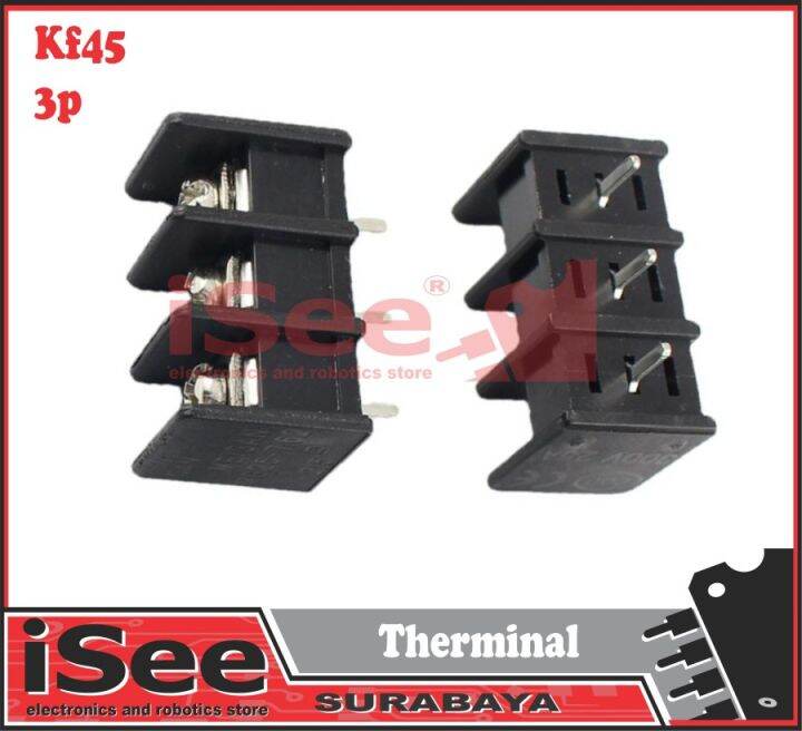 Terminal Block Blok Hitam P Pcb P Kf Pin Kf Baut Berkualitas