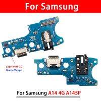 USB Flash Charging Board โมดูล Dock Plug Charger Flex Cable สําหรับ Samsung A14 4G A145P Socket Port Connector อะไหล่