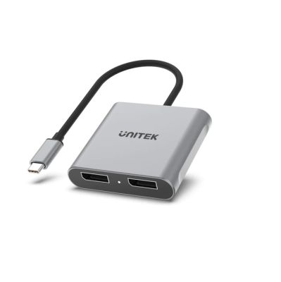 UNITEK USB-C to Dual HDMI 4K Adapter Model V1404A  (สินค้ารับประกัน 2 ปีพร้อมกล่องศูนย์ไทย)