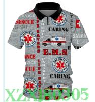 EMS nurse personalized name polo 04