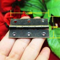 Bronze Tone Cabinet Door Luggage Hinge6 Holes DecorFurniture DecorationAntique Vintage Old Style50x28mm12Pcs