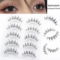 ∋❁ 5 Pairs Manga Eyelashes Soft Natural Cosplay Eyelashes Fluffy False Eyelashes Makeup Lashes Wispy Fake Eyelashes Maquiagem Lash