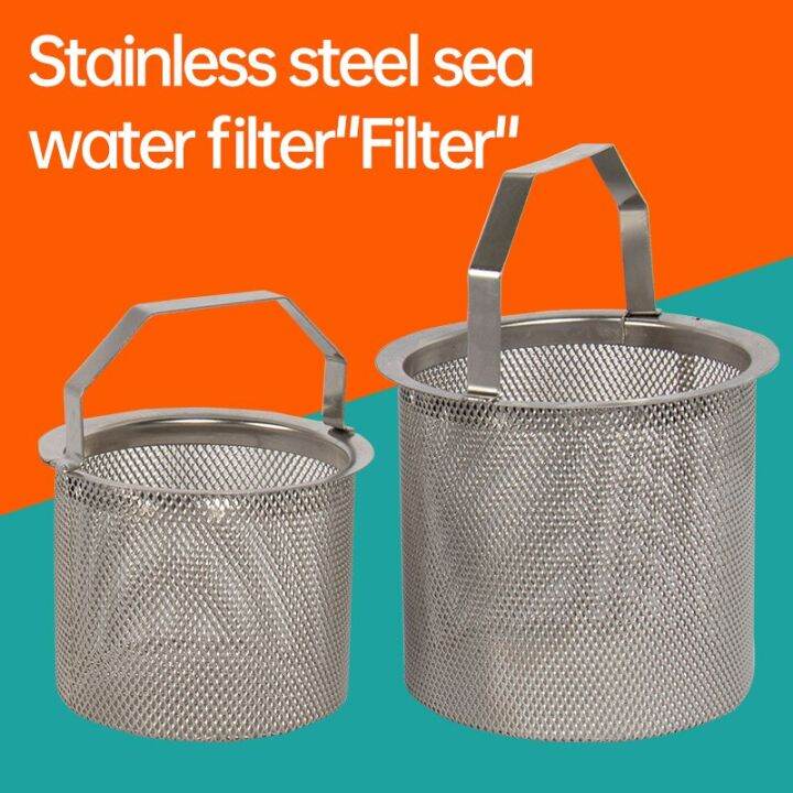 Stainless steel 316 seawater central cooler flange handle filter