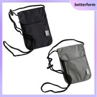 BETTERFORM กันน้ำกันน้ำได้ กระเป๋าใส่หนังสือเดินทาง RFID ไนลอนทำจากไนลอน ใช้งานได้หลากหลาย ที่ใส่บัตรเครดิตบัตรประชาชน ใช้ได้ทุกเพศ กระเป๋าใส่หนังสือเดินทาง การเดินทางการเดินทาง