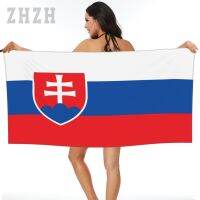 More Design Slovakia Flag Emblem Bath Towel Quick dry Microfiber Absorbing Soft Water Breathable Beach Swimming Bathroom Towels