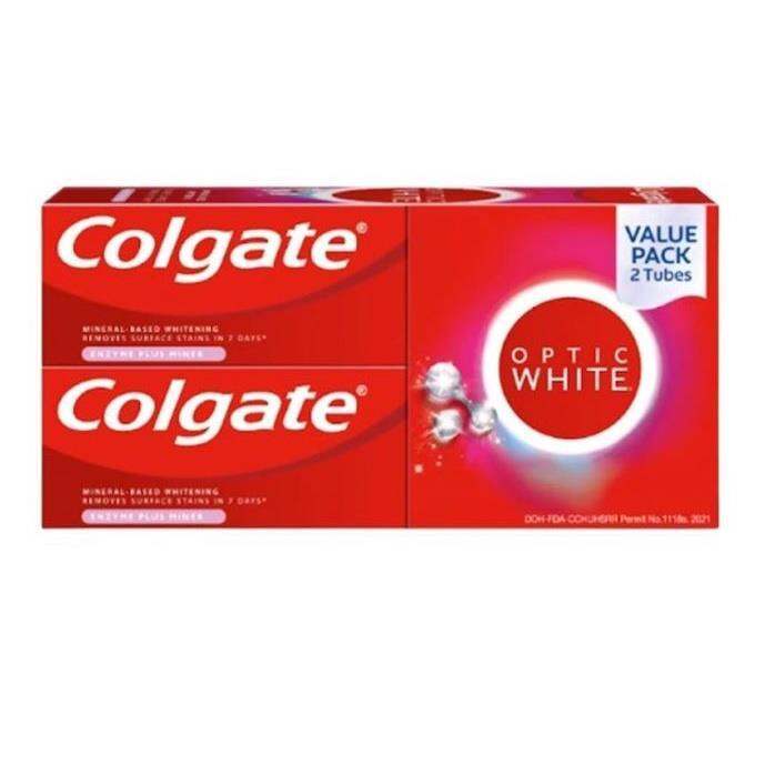 Colgate Toothpaste Optic White Enzyme 80g Twin Pack | Lazada PH