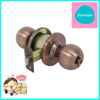 ลูกบิดห้องน้ำ หัวกลม FITT 587ACP สีทองแดงรมดำPRIVACY DOOR KNOB FITT 587ACP BALL HEAD ANTIQUE COPPER **ราคาดีที่สุด**