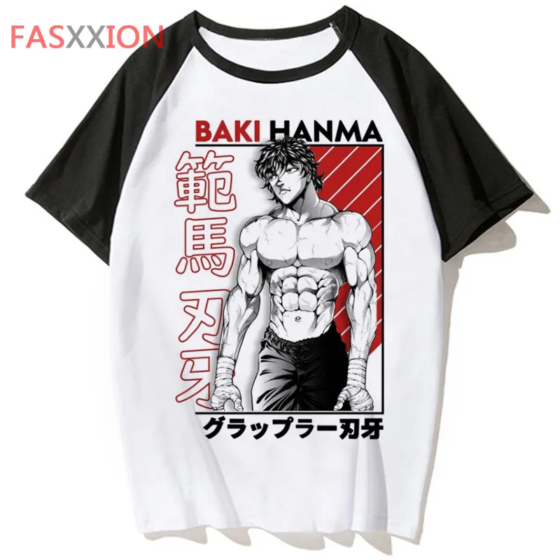 Anime Baki Hanma Crew Neck Sweaters Baki Print Vintage Unisex Tops Long  Sleeve Harajuku Sweatshirt Hip Hop Streetwear Men Women