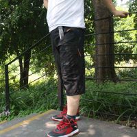 Summer Short for Men Plus Size Cargo Shorts Casual Cotton Beach Board Shorts with Multi Pocket Loose Baggy Joggers Clothes