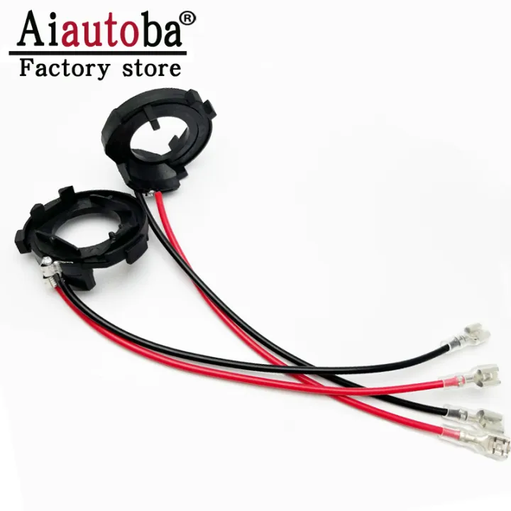 Aiautoba H7 LED Headlight Bulb Adapter Retainers Holder Socket Fit VW