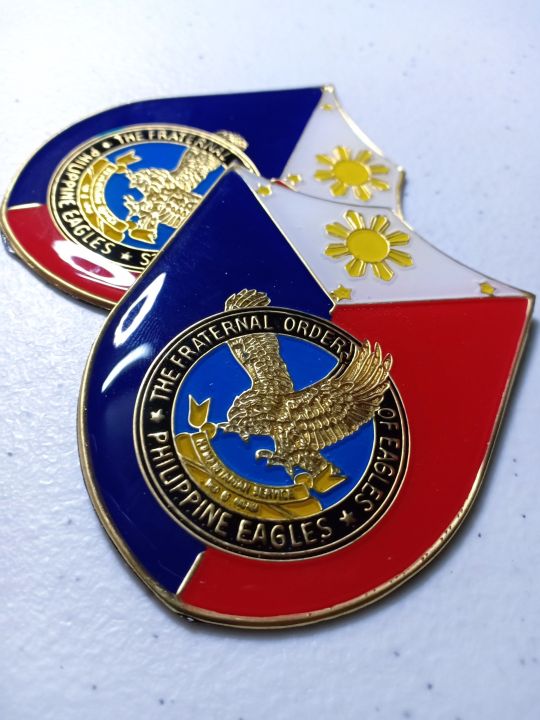 The Fraternal Order Of Eagles W/ Philippine Flag Emblem, Laminated ...