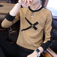 COD ❅™⊕ The Outline Shop27dgsd6gfd T-shirt lengan panjang nipis musim bunga dan sejuk lelaki Korea Slim trend keperibadian pemuda kemeja tampan s/Spring and autumn thin long-sleeved men s Korean Youth personality handsome spring bottoming shirt