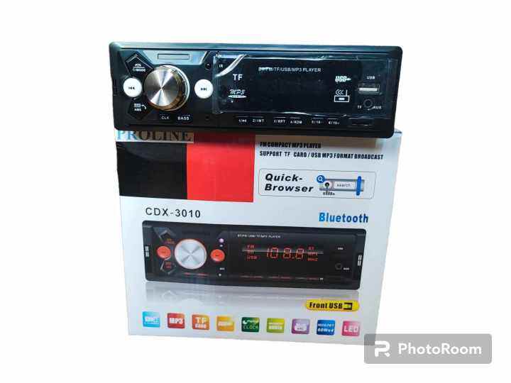 PROLINE Car Stereo 1 Din with BLUETOOTH USB/SD/FM/ CDX3030BT Lazada PH