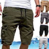 Mens Shorts Green Cargo Shorts Summer Bermudas Male Flap Pockets Jogger Shorts Casual Working Army Tactical Bermudas 2021