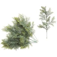 40 Pcs Artificial Cedar Sprigs Faux Cedar Spray Branches Cedar Twig Stems Sprigs Picks DIY Accessories for Christmas