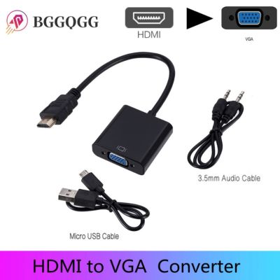 ∋ 1080P HDMI-compatible To VGA Adapter Digital To Analog Converter Cable for Xbox PS4 PC Laptop TV Box To Projector Displayer HDTV