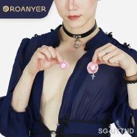 【CW】◈┋  ROANYER Silicone Fake Nipple Cover Crossdressing False Nipples Sticker Attachable Reusable Breast Chest Paste Shemale