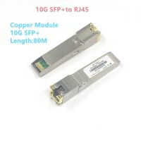 10G Sfp + Naar RJ45 Koper โมดูล10Gb Sfp RJ45 Sfp Module Transceivers Sfp +-T 10Gbase-T Koper Sfp 80M Voor Cikrotik Tp-Link D-Link