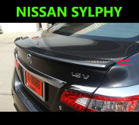 (ส่งฟรี) สปอยเลอร์ Spoiler Nissan Sylphy 2012 2013 2014 2015 2016