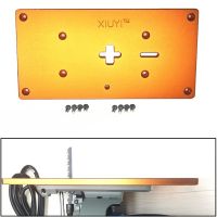 Electric jig saw flip board Aluminum Router Table Insert Plate For Jig Saw Woodworking work Benches