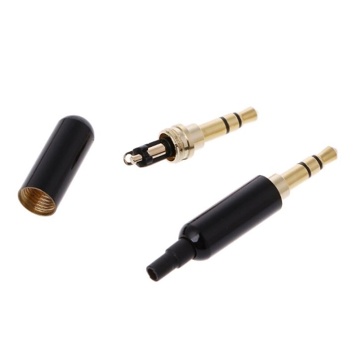 eco-friendly-10ชิ้น3-5มิลลิเมตรแจ็คเสียง3ขั้วเต้ารับตัวแปลงหูฟังชุบสำหรับหูฟัง-diy-สำหรับการซ่อม