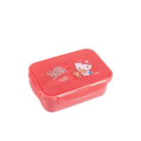 KL กล่องข้าวเก็บอุณภูมิ SANRIO ชุดกล่องข้าว Hello Kitty Remix A ขนาด 1200 มล. สีแดง ภาชนะเก็บอุณหภูมิ กล่องข้าว กล่องอาหาร