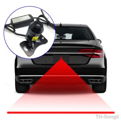 【hot】♙☂  LSlight Anti Collision Rear-end Car Tail Fog Brake Parking Lamp Rearing Warning Styling 12V 24V